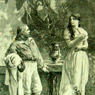 Matania, Primo incontro di Garibaldi con Anita, fine XIX secolo,Museo Centrale del Risorgimento di Roma