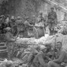 Riproduzione fotografica della I Guerra Mondiale - Capriva del Friuli: soldati in trincea