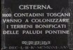 Cisterna. 1000 contadini toscani vanno a colonizza ...