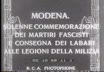 Modena. Solenne commemorazione dei marti ...