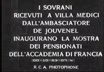 I sovrani ricevuti a Villa Medici dall'a ...