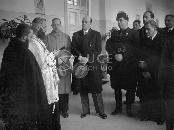 Boncompagni Ludovisi con il federale Orazi e personalità assiste alla ...