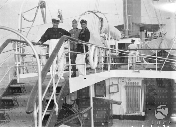 Viaggio di Mussolini in Sicilia - Starace, un marinaio dell'equipaggio ...