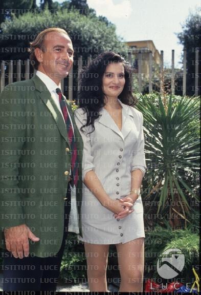 Gianfranco Agus con Angela Cavagna Archivio storico Istituto Luce