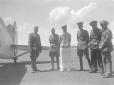 Ciano, Pavolini e Vittorio Mussolini al Campo avia ...
