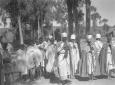 Axum, monaci che rendono omaggio alle autorit mil ...