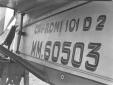 La fusoliera di un trimotore Caproni 101