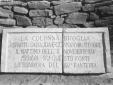 Targa commemorativa della Div. Sabauda