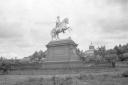 Il monumento equestre a Menelik II (prima dell'abb ...