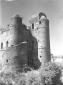 Veduta laterale del palazzo di Fasiladas a Gondar