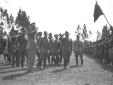 Cerimonia militare sul prato del Piccolo Ghebb im ...