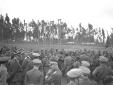 Cerimonia militare sul prato del Piccolo Ghebb im ...