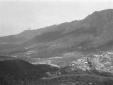 Vista dall'alto di lavori stradali
