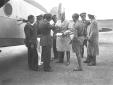 Galeazzo Ciano prima di un volo di guerra