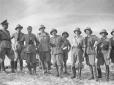 Foto di gruppo di ufficiali della Divisione Tevere