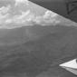 Veduta aerea di una grande vallata