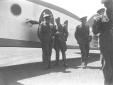 Ciano e Vittorio Mussolini al Campo aviatorio di A ...