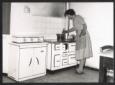 La signora Gina Collegiani, nella sua cucina