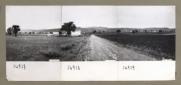Veduta panoramica di una strada interpoderale