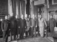 Mussolini riceve i segretari federali