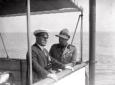 Mussolini conversa con Balbo, a bordo de ...