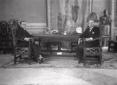 Mussolini riceve il ministro degli esteri di Alban ...
