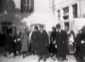 Personalit in posa nel cortile del refettorio