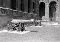 Cannoni nel museo indiano di storia natu ...