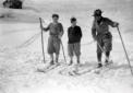 Bruno e Vittorio Mussolini sugli sci