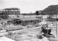 Il cantiere nello stadio dei marmi in costruzione. ...