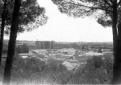 Lo stadio dei Marmi e l'accademia in costruzione.  ...