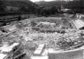 Lo stadio dei marmi in costruzione. Campo medio