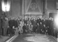 Mussolini riceve gli ufficiali in congedo