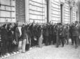 I minatori di Spoleto nel saluto fascista