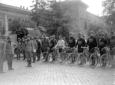 I ciclisti della milizia in riga