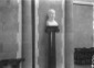 Il busto di Mussolini, opera di Attilio Selva, ina ...