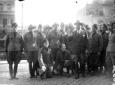 Foto di gruppo di Mussolini insieme ai Miliziani c ...