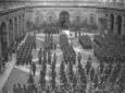 Dall'alto: gli universitari fascisti schierati nel ...