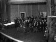 Il palco del Teatro Quirino, con le autorit� e il  ...