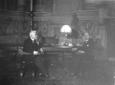 Schober e Mussolini seduti nella Sala de ...