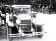Edda Mussolini, alla guida di un'Alfa Romeo nel pa ...