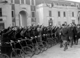 L'arrivo di Mussolini e delle autorit fasciste a  ...