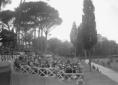 Le tribune degli spettatori all'Ippodromo di piazz ...