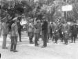 Mussolini con gli ufficiali tedeschi al Concorso I ...