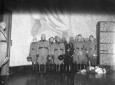 Mussolini, Russo, De Bono ed altre autorit, a cap ...