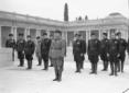Mussolini, Starace ed altri gerarchi, in ...