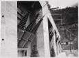 Parete esterna e tralicci della centrale