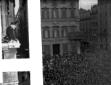 Mussolini parla alla folla dal balcone