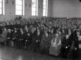 Il pubblico nell'aula durante la commemorazione