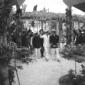 Le autorit� durante la visita agli stand; campo lu ...